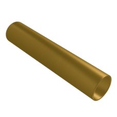 Труба латунная прессованная 123х14 мм Л63 ГОСТ 494-2014